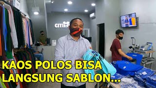 REVIEW HARGA CUSTOM KAOS  SATUAN PLUS SABLON...