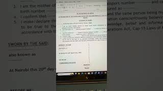 Affidavits Keep it simple and relevant