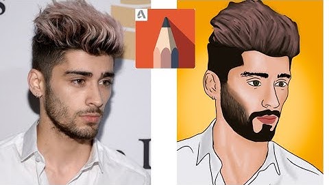 Autodesk Sketchbook editing | Speed art [ how to edit vector art in  Autodesk ]