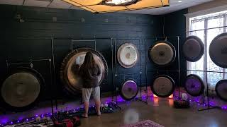 Grateful to introduce Sacred Wave Gong Immersions' 60 Gongland Universe Gong made by Rolf Nitsch