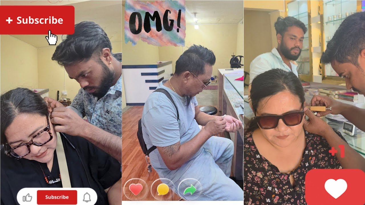 MY WIFE HAS DONE A NEW EAR PIERCING 👂||AND MAKING MY SILVER BRACELET😆😆||TIBETAN VLOGGER||