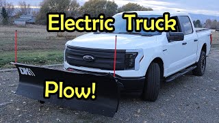 F-150 Lightning Snow Plow