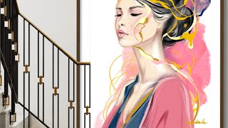 Art about Her 26. Digital Painting in Procreate screenshot 5