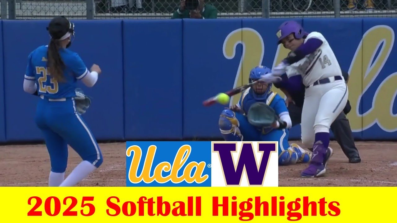 Washington vs #8 UCLA Softball Game Highlights 4 12 2025