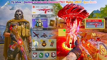 OG Ghost - Jawbone is now back with FREE Mythic AK117 to drop insane CODM SND, TDM & HARDPOINT Clips