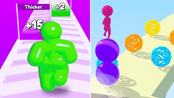 Tall Man Run VS Stack Rider - Android iOS Gameplay #4 EP4