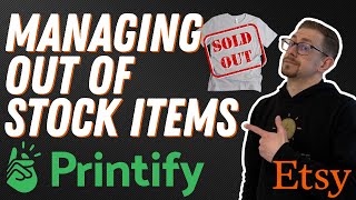 Information Printify Tips - Out of Stock Items News
