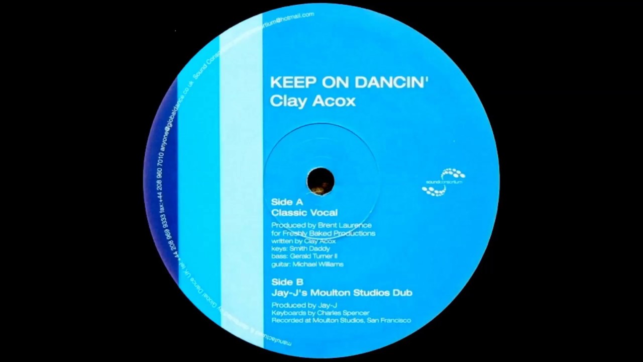 jay-j's menu Clay Acox - Keep On Dancin' (Jay-J's Moulton Studios Dub)