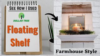 DOLLAR TREE Floating Shelf DIY