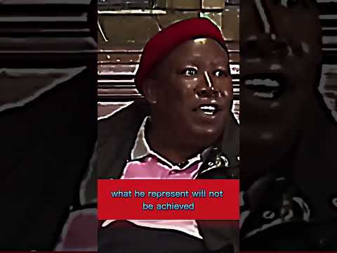 Nelson Mandela Sat With The Whites Malema