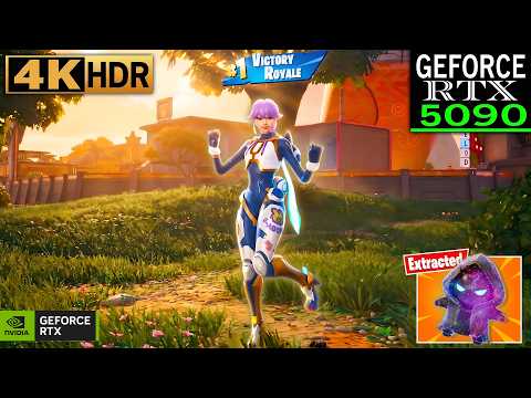 Fortnite (RTX 5090) Zero Build 4K Gameplay | Bunnii O'Hare Skin - Chapter 7 Season 3