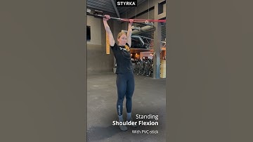 Standing Shoulder Flexion (with PVC-stick)