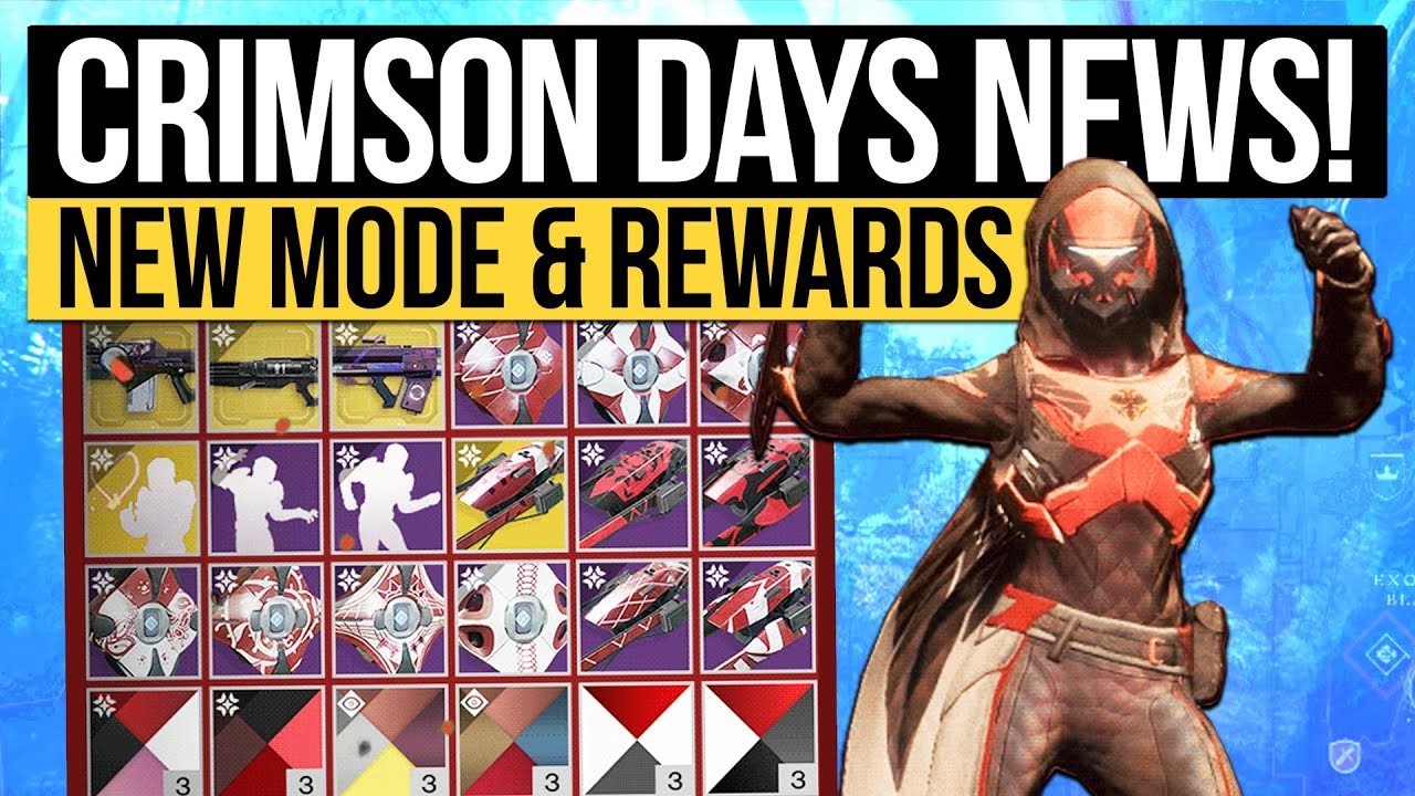 Destiny 2 News CRIMSON DAYS REVEALED! Burning Shrine Returns