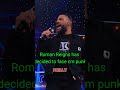 Has Roman Reigns decided.     #wwe #romanreigns #shorts