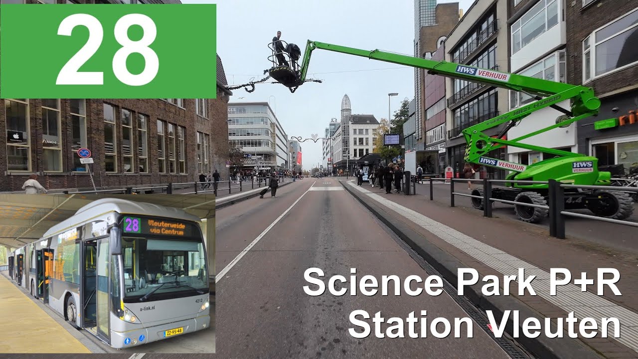 U-OV lijn 28: P+R Science Park - Station Vleuten  | Qbuzz Utrecht | Qbuzz 4212 | 2024