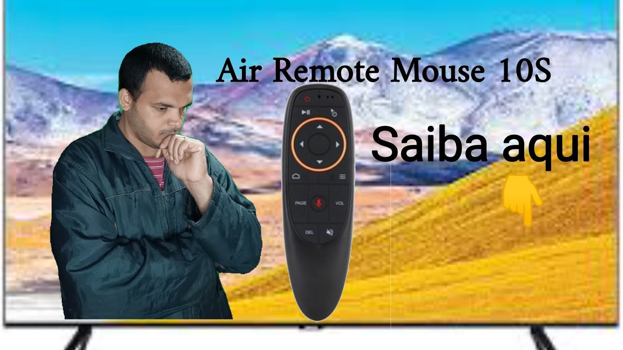 Controle Air Mouse G10s com Giroscópio.