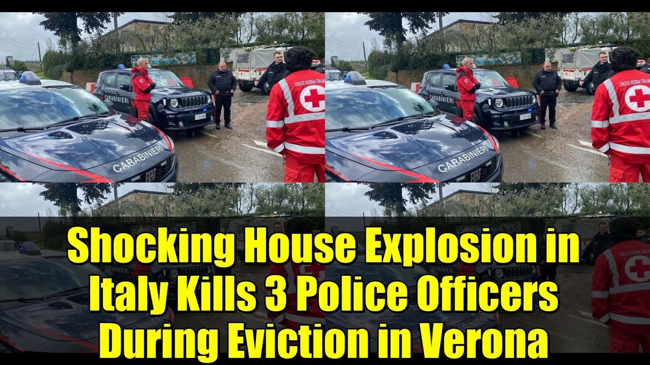 Шокирующий взрыв дома в Италии унес жизни троих полицейских во время выселения в Вероне