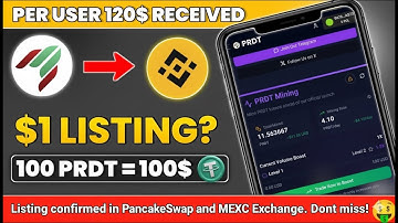 PRDT TGE 🔥|| LISTING ON DEX & CEX||1ST NOV-2025 ||PANCAKESWAP||MAXC 🔥 