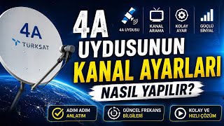 TÜRKSAT 4A UYDU FREKANS AYARLARI , SAMSUNG TV KANAL AYARLARI, SİNYAL VE SES SORUNU, TRT1 KANAL ARAMA screenshot 5
