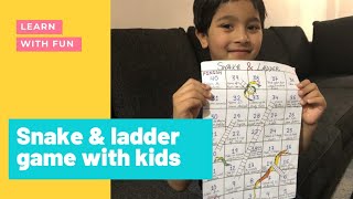 Fun activity with kids | Snake & ladder game with kids | Learn with fun screenshot 4