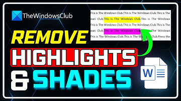 Fix: Can’t Remove Highlights in Word Document | Remove Shading Not Working [Tutorial]