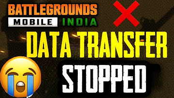 😢Bgmi Data Transfer Temporary Shutdown Notice explained | Battlegrounds Mobile India Data Transfer