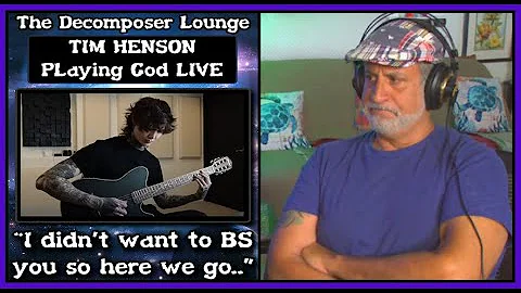 POLYPHIA Tim Henson Playing God Unplugged - Old Composer Reaction