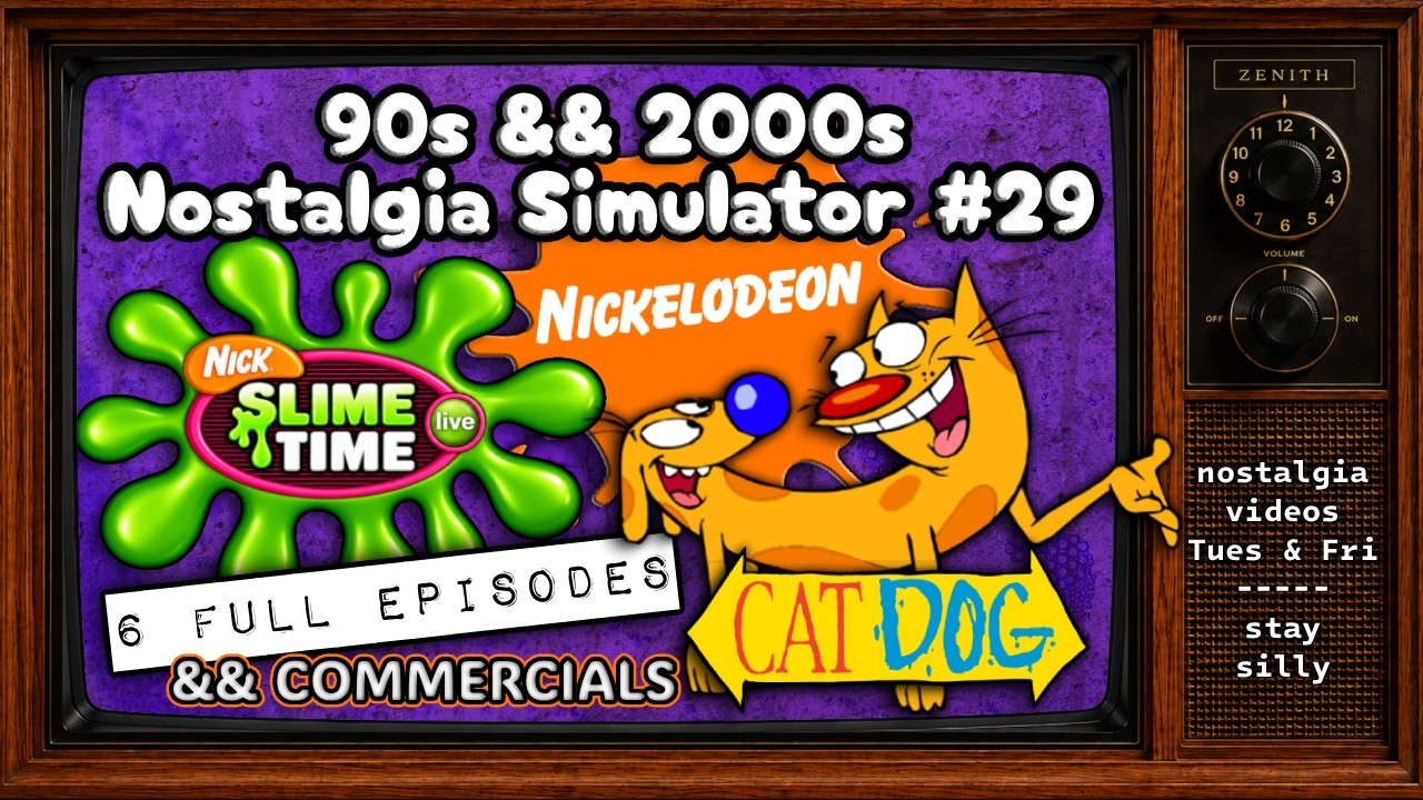 📺⋆ CatDog & Slime Time LIVE ⋆ Full Episodes ✧ Retro Nickelodeon ✧ 90s & 2000s Nostalgia Simulator 29
