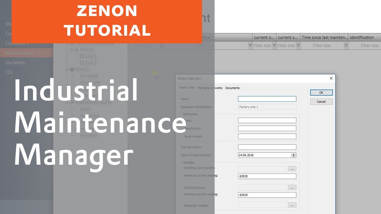 zenon Industrial Maintenance Manager - YouTube
