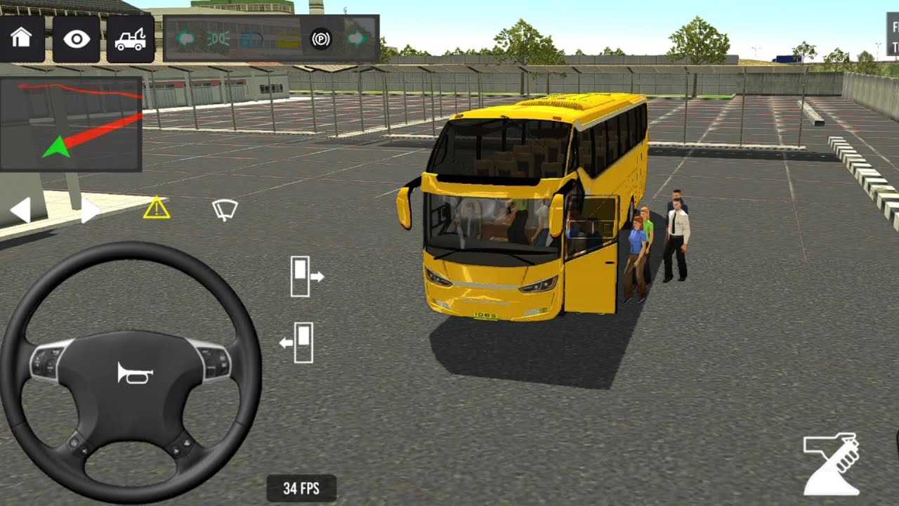 Euro Bus Driving Game Public Transportation 2024 - Indonesia Bus Simulator Android Gameplay #66