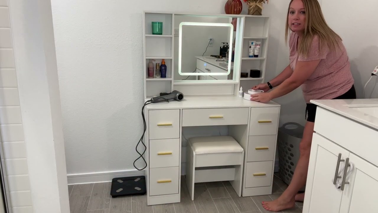 Hands-On with ANWBROAD Vanity Desk Table — Real Use, Real Results W4960