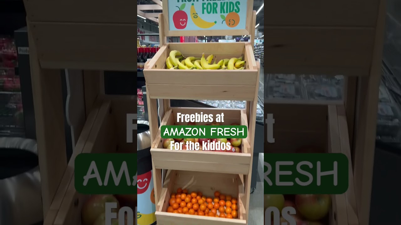 Freebies at AMAZON FRESH 🛒 for the kids 