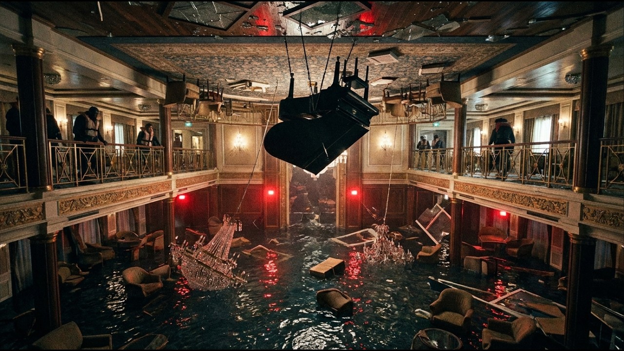 Оказались заживо в ловушке внутри огромного перевернутого круизного лайнера 💀