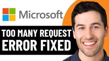 MIRCROSOFT TOO MANY REQUEST ERROR FIXED 2025! (EASY FIX)
