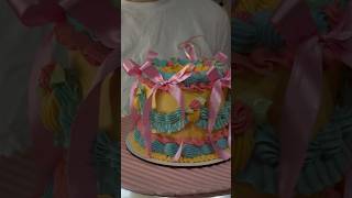 Vintage Cake! #vintage #buttercream #colores