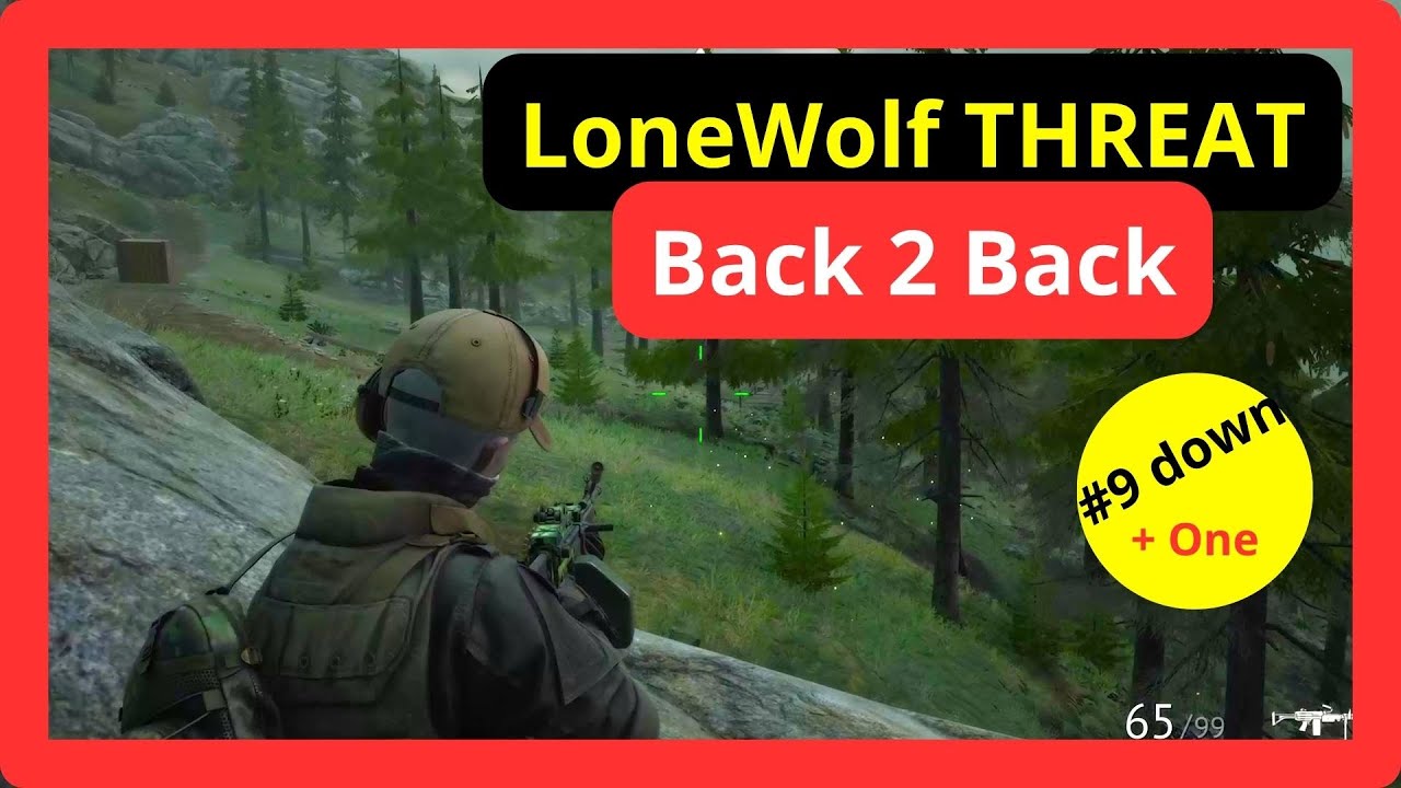 🔥 VIGOR | LoneWolf THREAT - Back2Back (M249 Easy Mode)🔥