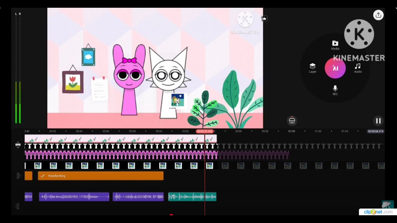 Лучший друг (Эпизод 36) Логотип Ремейк KineMaster Speedrun x16 Скорость @WAGDHN2025