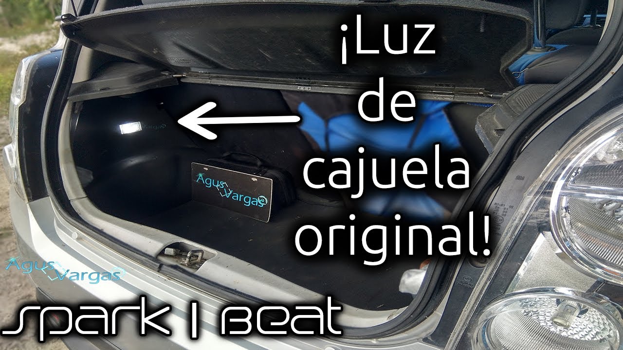 COMO INSTALAR LUZ ORIGINAL DE CAJUELA