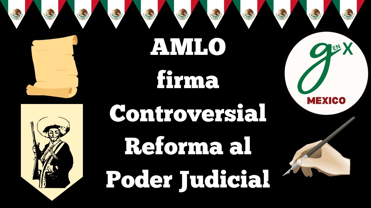 Publica AMLO decreto de reforma al Poder Judicial en el DOF - YouTube