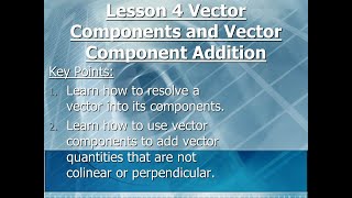 How to Add Vectors Using Vector Component Addition
