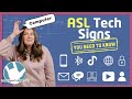 ASL Technology Signs Quiz