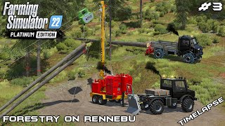 Demoing a new YARDER and WINCH | Forestry on RENNEBU | FS22 Platinum Edition | Episode 3 screenshot 4