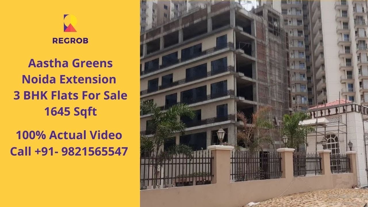 Aastha Greens 3 BHK1645 Sqft Ready to move in Flats For Sale In