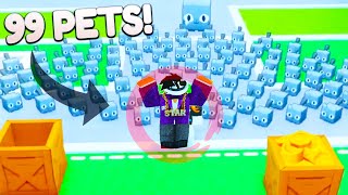 💯 99 TITANIC PETS in PET SIMULATOR 99!! 🎉 (Pet Simulator X)