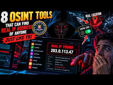 I Found 8 Secret OSINT Tools That Can Reveal a Real IP Address- Like FBI