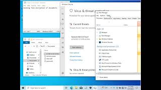 Cl0p Ransomware Recording in a controlled VM