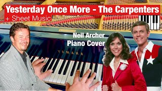 Yesterday Once More  The Carpenters  Piano Cover  Sheet 