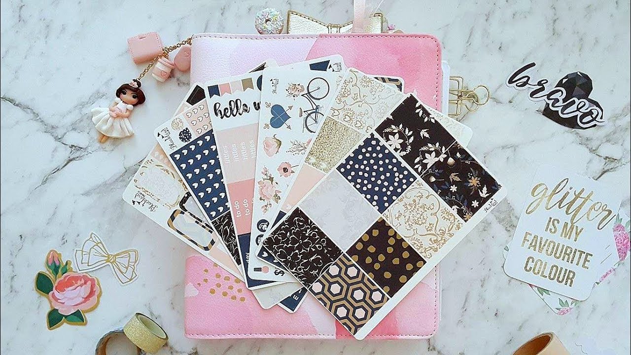 Plan With Me | Midnight - Blackbird Print Co (EC Style in A5 Kikki K)