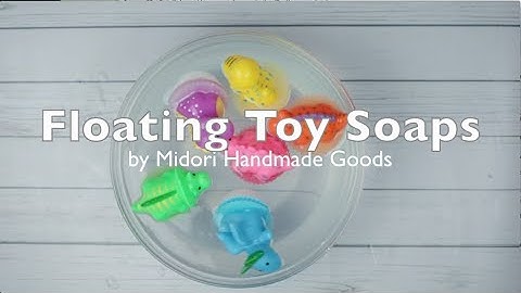 DIY Floating Toy Soaps