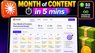 How to Write a Month of Content in Minutes With Claude AI